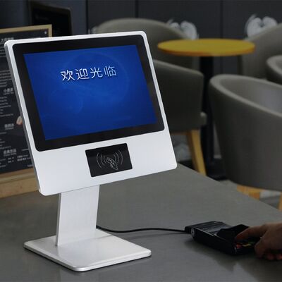12.1 İnç Duvara Monte Edilebilir Self-service Kiosk, 10 Nokta Kapasitif Dokunmatik Ekranlı, İç Mekan Kullanımı İçin