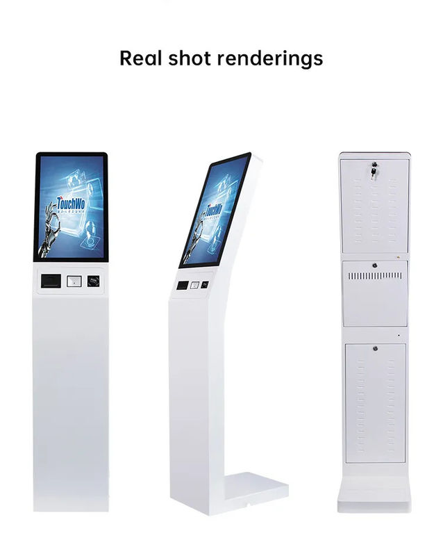 16:9 Display Proportion Yüksek dayanıklılık ve hızlı makbuz baskı ile kendiliğinden sipariş Kiosk