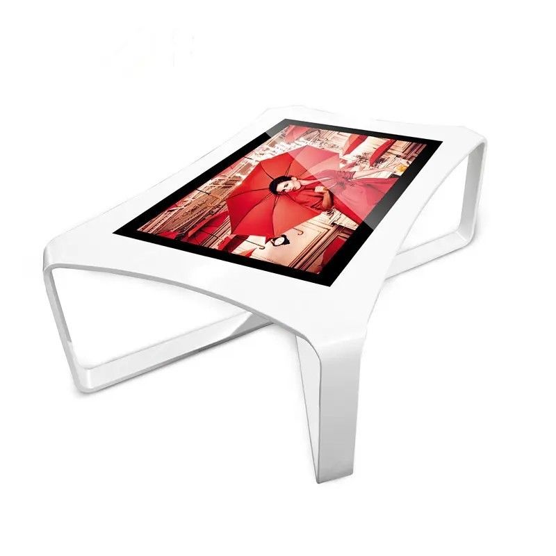Akıllı kahve masası uygulamaları için 1920X1080 çözünürlüğü olan 43 Inch Multi-Touch Interactive Touch Screen Table