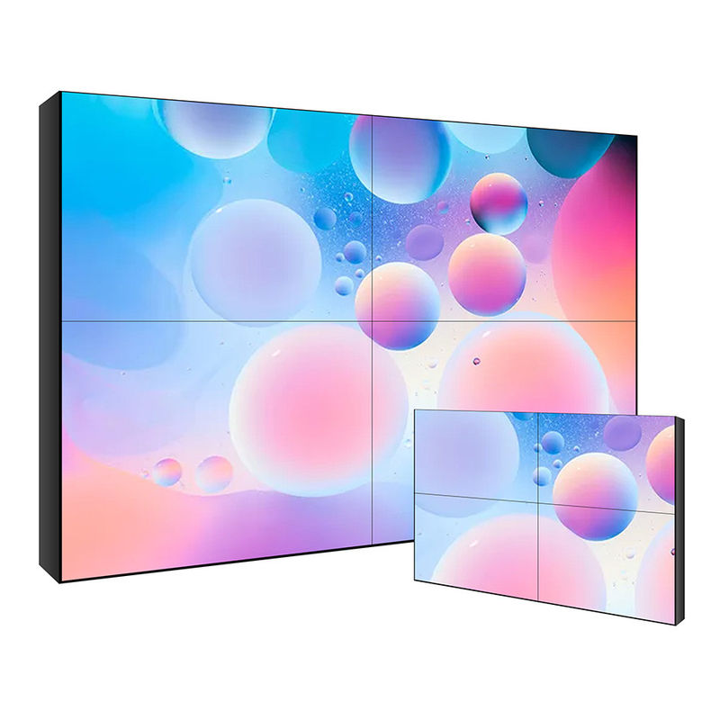 46 Inch LCD Splicing Wall Ultra Dar Kenar 3.5mm ve 1920x1080 çözünürlüğü ile Video Duvarı