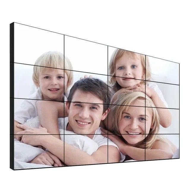 49 İnç Ultra Dar 3.5mm Çerçeveli ve 500cd/m2 Parlaklığa Sahip LCD Birleştirme Duvar Video Duvar Ekranı