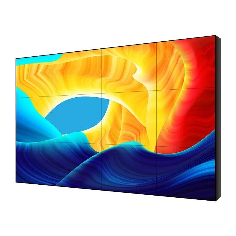 55 inç 1.8mm Çerçevesiz LCD Splicing Wall ile 500cd / m2 Işıklık İçerideki Video Duvar Ekranları için