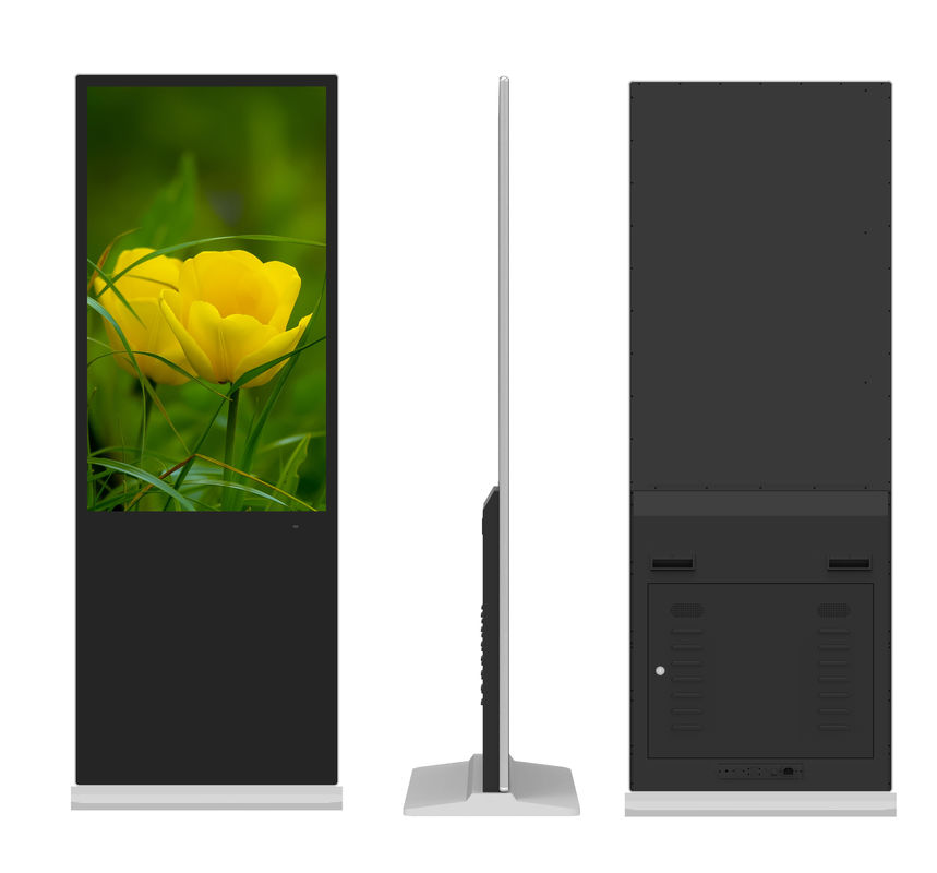 Alışveriş merkezi Tek başına LCD Reklam Ekranı 49 Inch 4K Video Oyuncusu