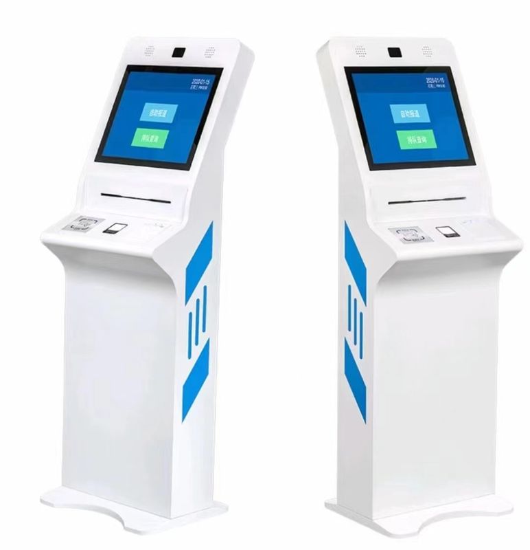 24 İnç Dokunmatik Kiosk, Kendi Kendine Hizmet Uygulamaları İçin Fiş Yazıcılı ve Kimlik Kart Okuyuculu