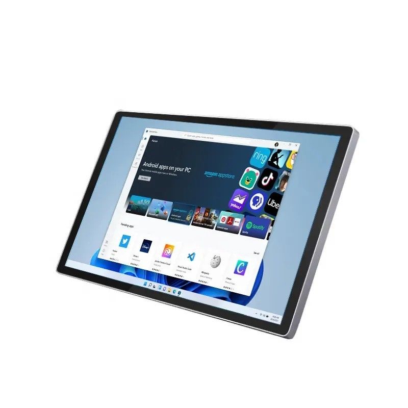 Hepsi Bir Dokunma Ekranı Kiosk Ekranı 21.5 Inç Duvar Montajlı Windows Android OS