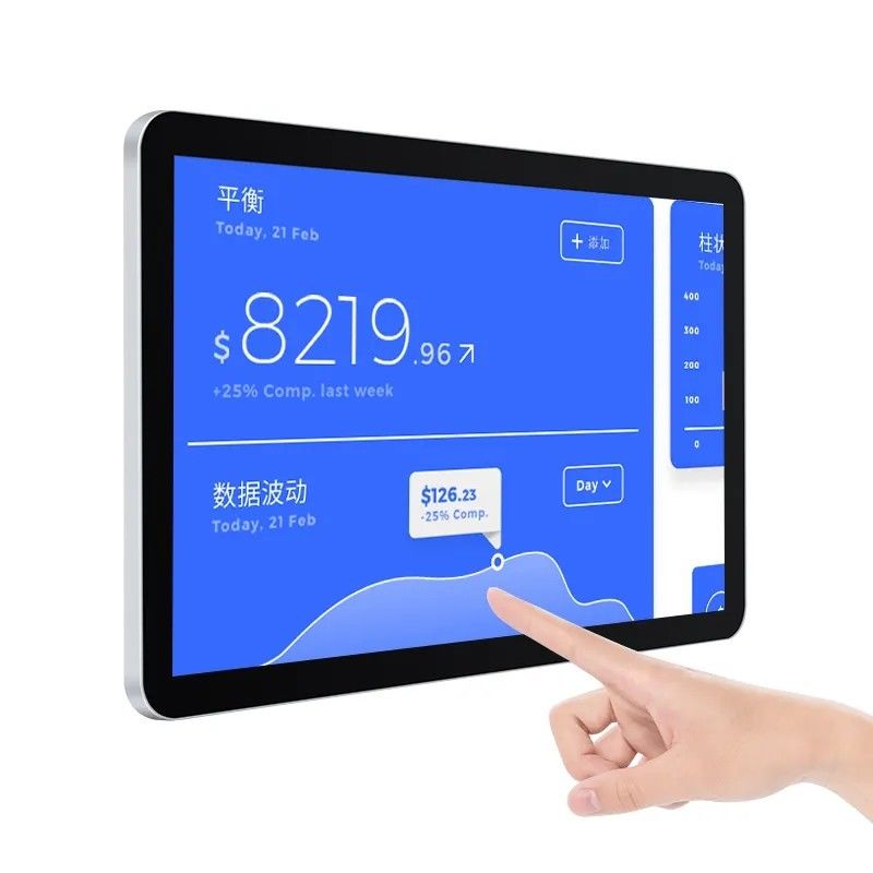 15Endüstriyel Ekran için 1920x1080 çözünürlüğü ve Multi-Touch ile 6 inçlik Kapasitatif Dokunmatik Ekran Monitörü