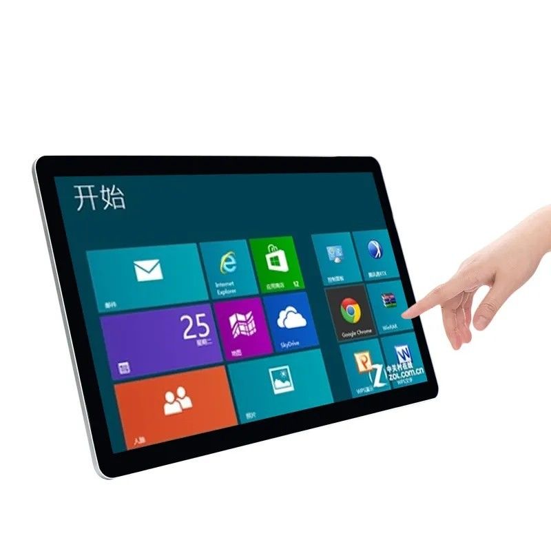 Endüstriyel kullanım için 1920x1080 çözünürlüklü LCD ekranlı 24 inç kapasitif dokunmatik ekran monitörü
