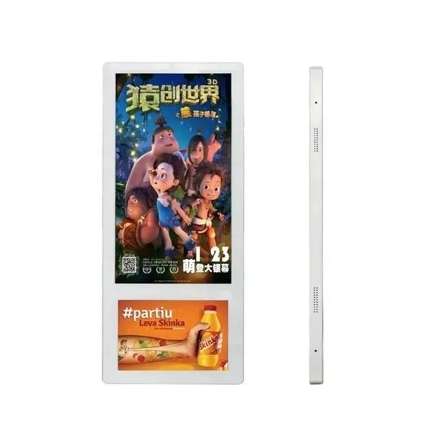 Çift Ekranlı Asansör Reklam Ekranı LCD cNetwork 18.5 ve 10.1 Inç
