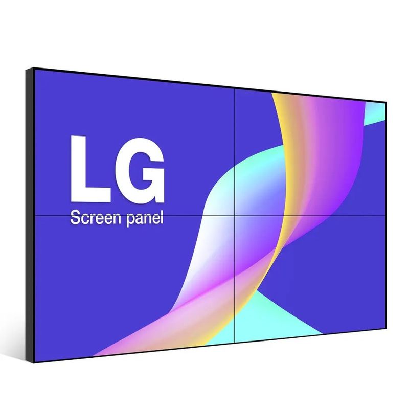 75 Inch LCD Splicing Wall Video Duvarı Dijital İşaret için Yüksek Parlaklık ve Geniş Görme Açısı