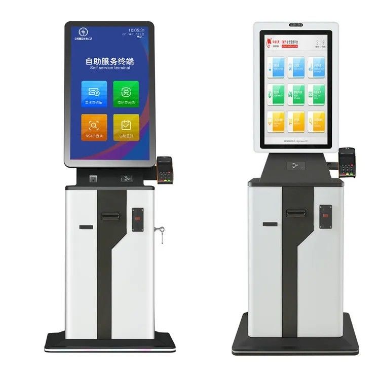 Dokunmatik Ekran Otel Kiosk'ta Kendini Kontrol Et 32 Inç Park Arabası Ödeme Kendine Hizmet Kiosk