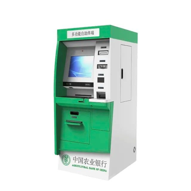Özel dokunmatik ekranlı, kendiliğinden sipariş veren kiosk, kart çıkartma ve nakit kabul edici