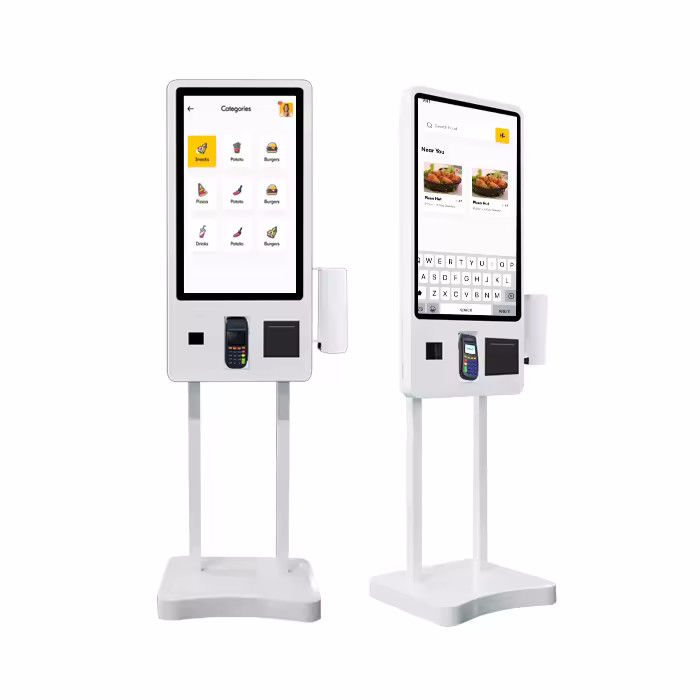 Güvenli işlemler için 0.63 mm piksel ve 178° bakış açısı ile yüksek güvenlikli kendiliğinden sipariş verme kiosku
