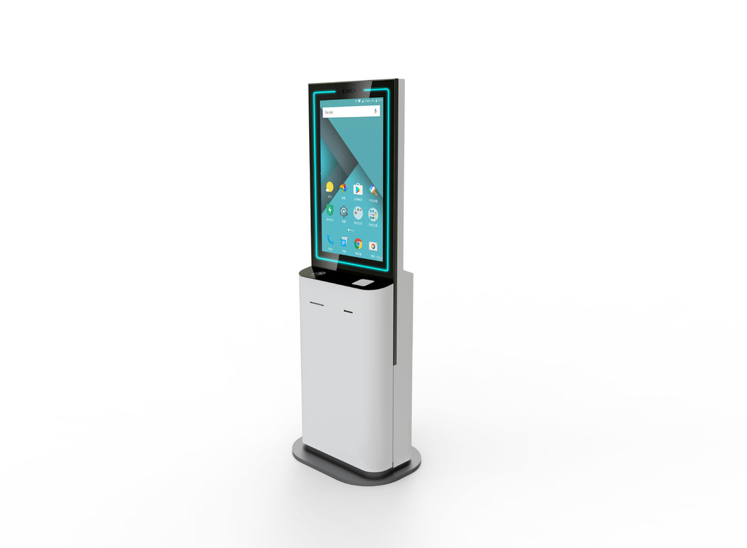 Restoranlar İçin Yüz Tanıma ve Dahili 1D/2D Tarayıcıya Sahip 22 İnç LCD Ekranlı Self Servis Sipariş Kiosku