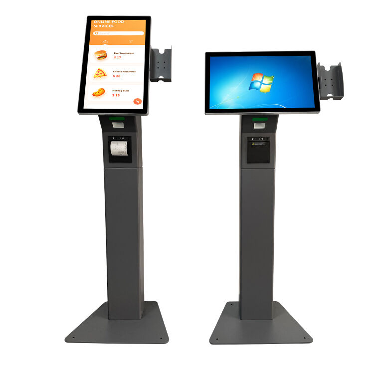21,5 İnç Çok Dilli Destekli ve Metal Kasalı Temperli Cam Panelli Self-Ordering Kiosk