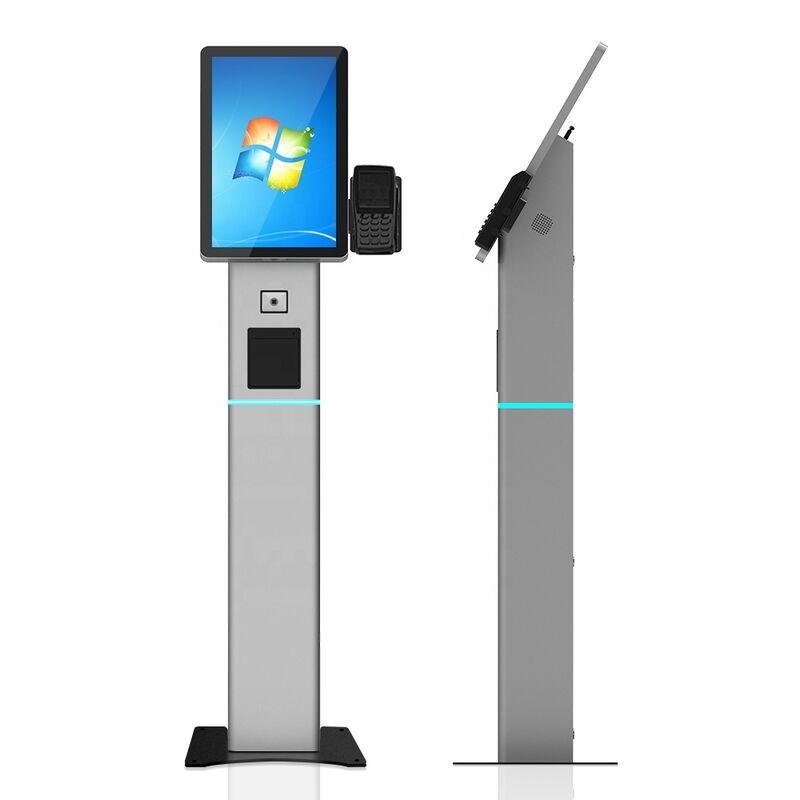 Restoranlar ve Perakende İçin NFC Ödemeli ve Özelleştirilebilir İşletim Sistemli 21.5 İnç Dokunmatik Ekranlı Self-Servis Kiosk