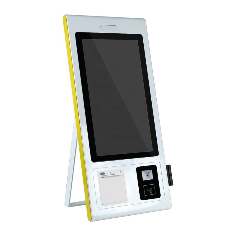 21.5 inç FHD Self Ordering Kiosk 10 Noktalı Kapasitatif Dokunmatik Ekran ve İsteğe bağlı Termal Yazıcı