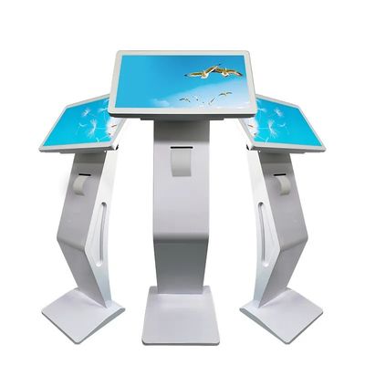 Android Windows OS Touch Screen Digital Kiosk 21.5 Inch With Thermal Printer